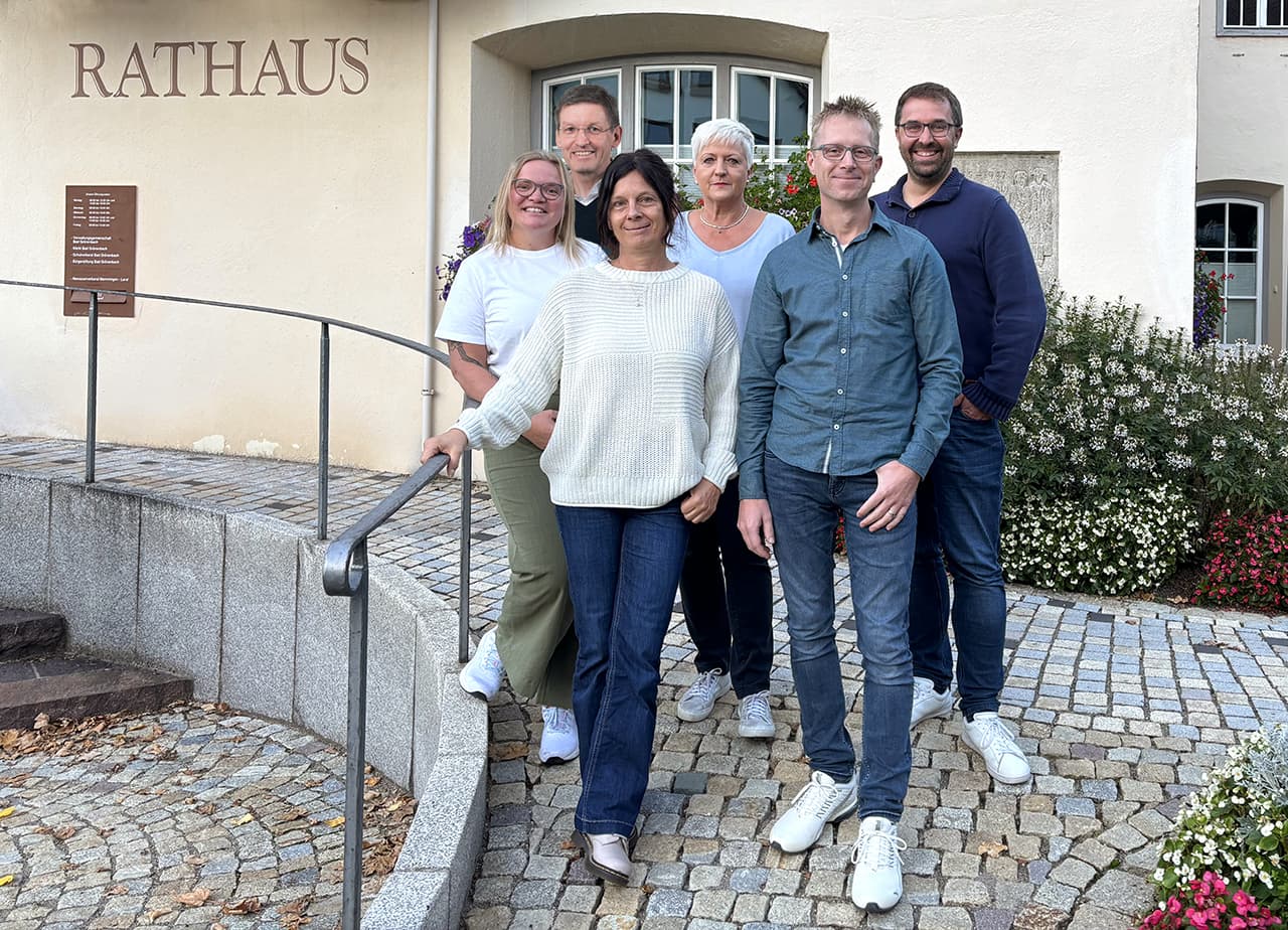 v.l.n.r.: Katharina Guggenberger, Jürgen Höret, Judith Schön, Ilse Dorn, Matthias Manske, Martin Angerer